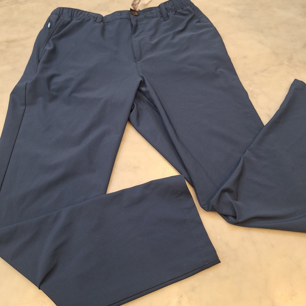 Chubbies Everywear Pants Mens Sz Lg Blue Stretch Drawstring Casual Trousers Golf